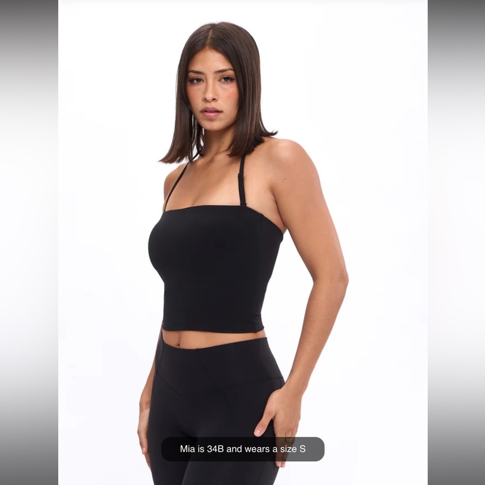 Buffbunny Onyx Black 🖤 Butter Bandeau Crop medium